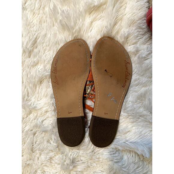 Sam Edelman Gela Open-Toe Suede Slingback Sandal - Size 6 1/2 (EUC) - Picture 4 of 5